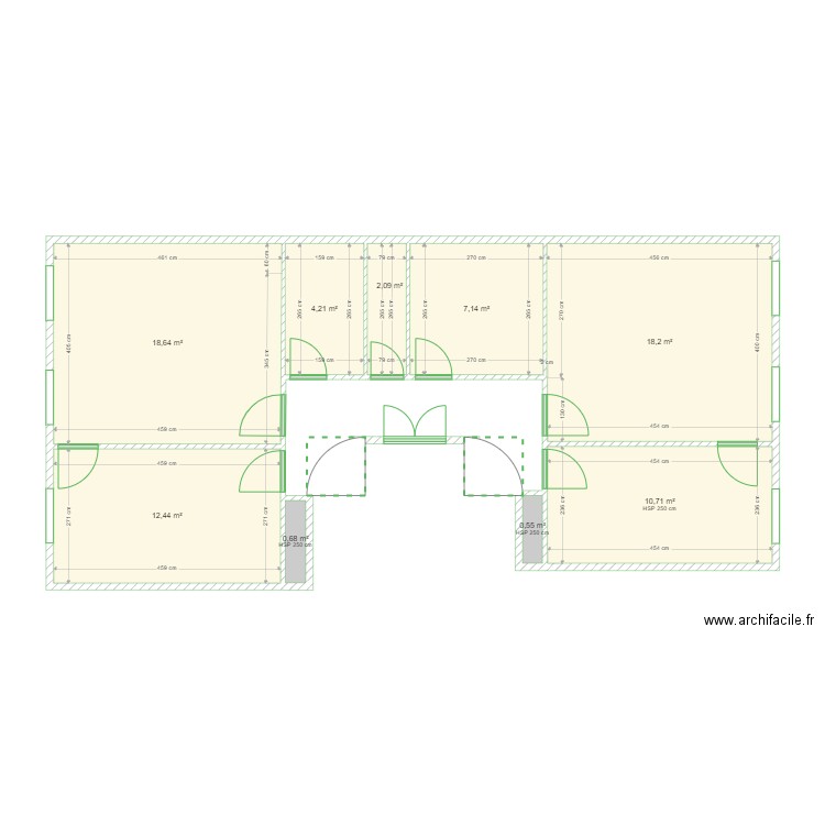 ÉTAT DES LIEUX 1er ÉTAGE 127 BV LONGCHAMP. Plan de 0 pièce et 0 m2