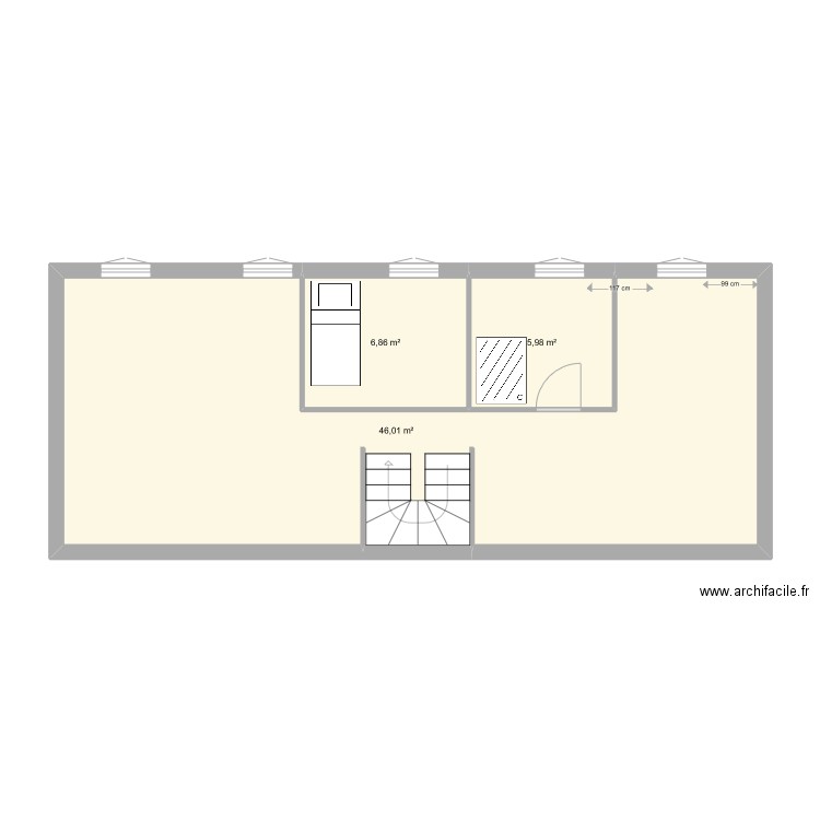 EtageMaison. Plan de 0 pièce et 0 m2