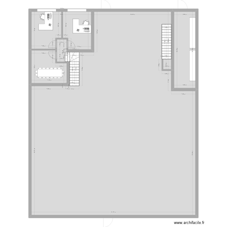 Croco Promo. Plan de 11 pièces et 610 m2