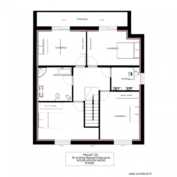 HESERANGE  1 ER ETAGE AB. Plan de 0 pièce et 0 m2