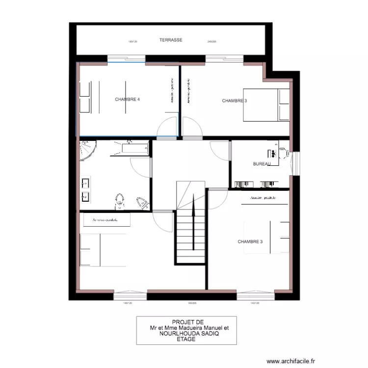HESERANGE  1 ER ETAGE AB. Plan de 