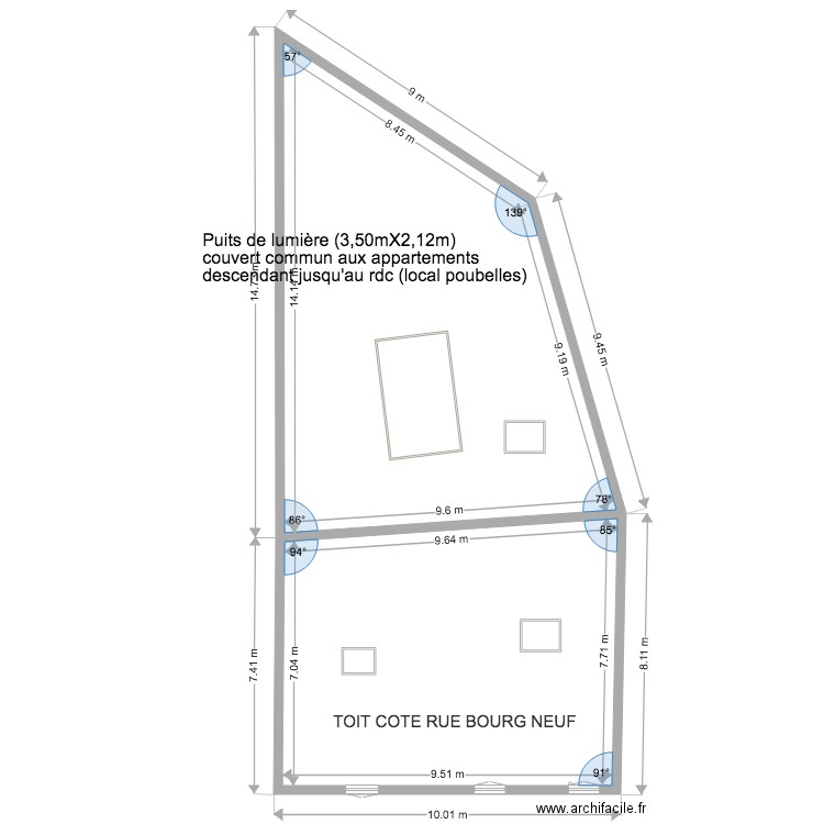 TOIT  APRES INSTALLATION VELUX. Plan de 0 pièce et 0 m2