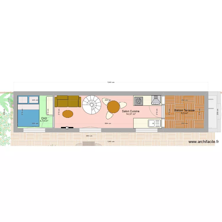 Tiny House 2. Plan de 