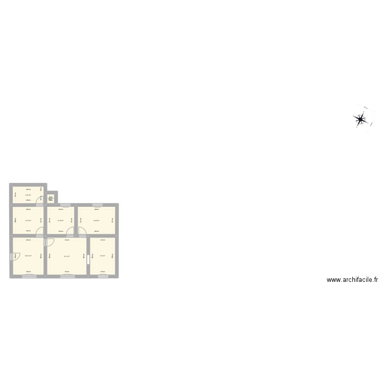MAISON RDC & N+1 BERNARD. Plan de 0 pièce et 0 m2