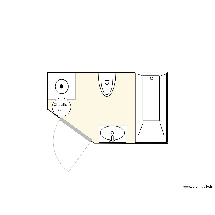 salle de bain 2. Plan de 0 pièce et 0 m2