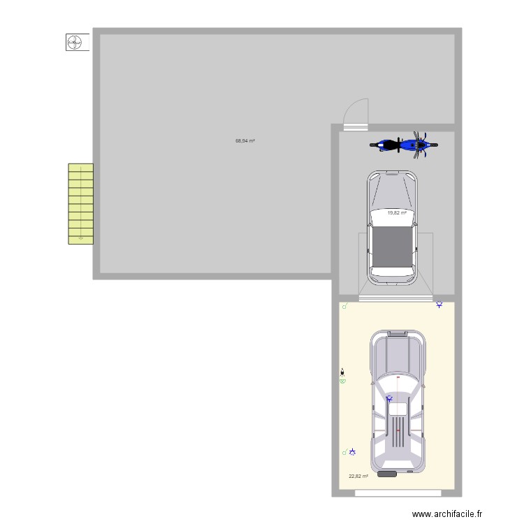 rdc. Plan de 0 pièce et 0 m2