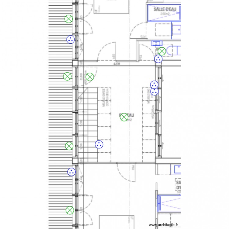 elec haut. Plan de 0 pièce et 0 m2
