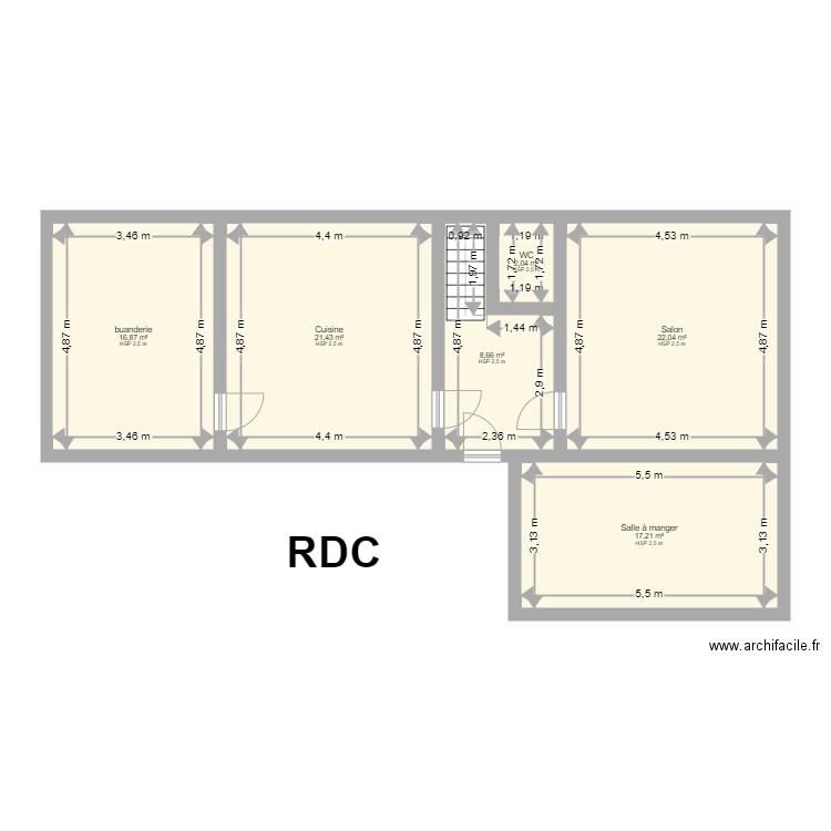 Christian Mignard. Plan de 0 pièce et 0 m2