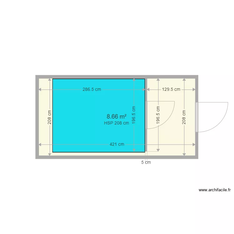 DEAUVILLE DUPRAT DUO. Plan de 