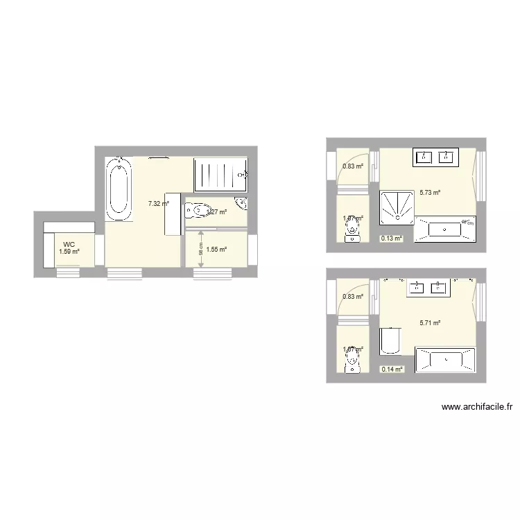 Maison Annoeullin. Plan de 
