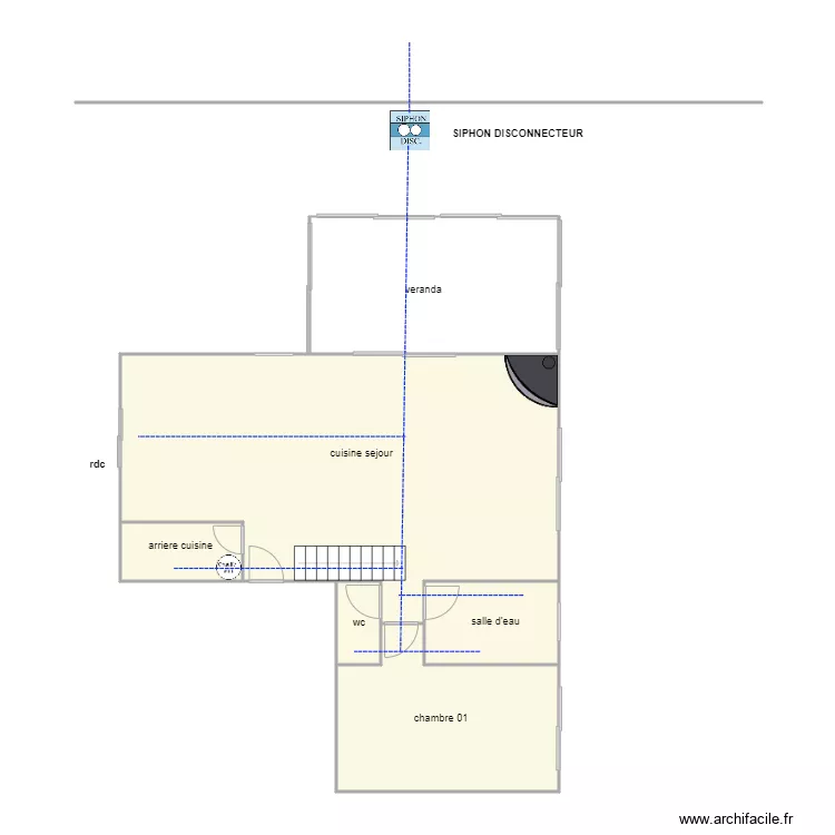 billaud ASS 1302. Plan de 