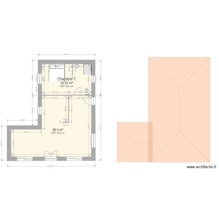 rdc decrolan bis. Plan de 0 pièce et 0 m2