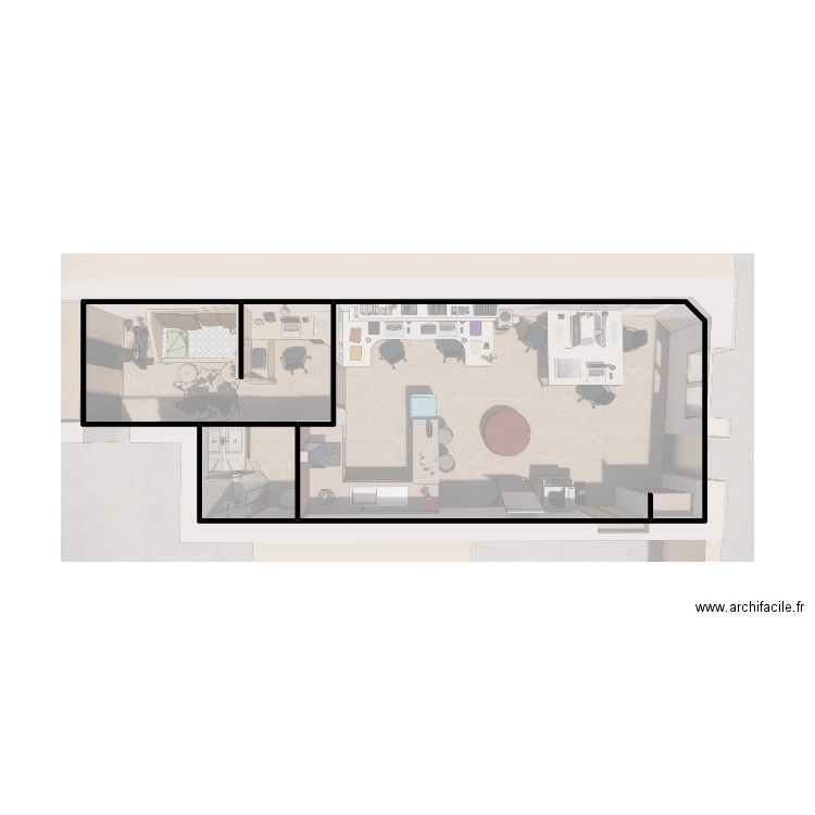 46466 croquis RDC. Plan de 0 pièce et 0 m2