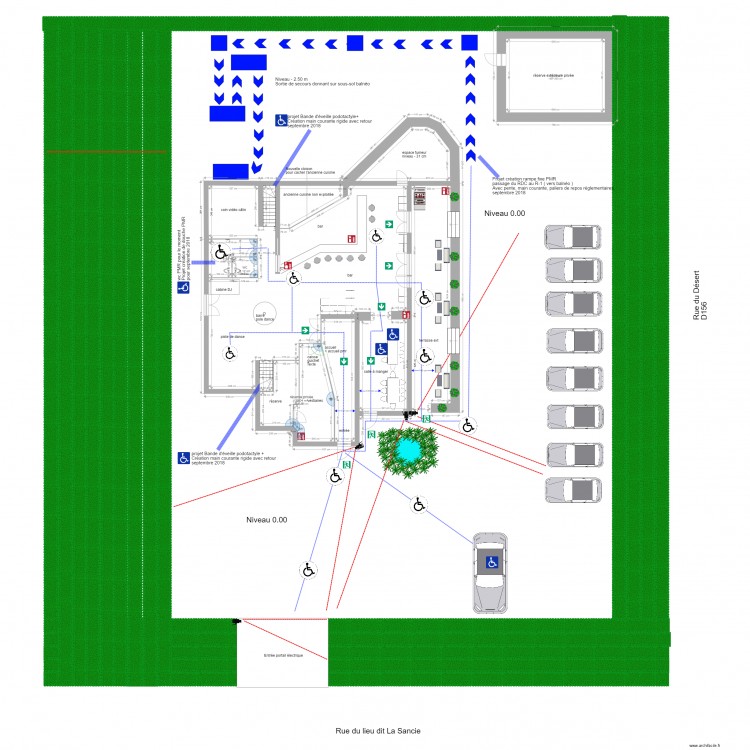 LE MANOIR rdc. Plan de 0 pièce et 0 m2