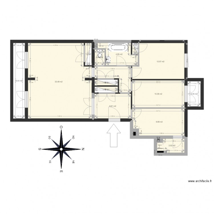 plan f34 19 crs nap . Plan de 0 pièce et 0 m2