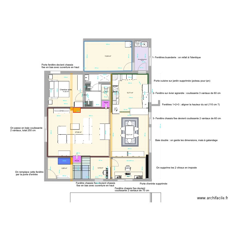 20230729 nex kitchen XL ETAGE SDB 3 OK. Plan de 19 pièces et 177 m2