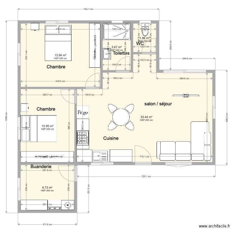 PLAN villa JUJU projet 3. Plan de 0 pièce et 0 m2