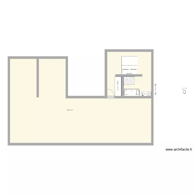 future maison bois. Plan de 