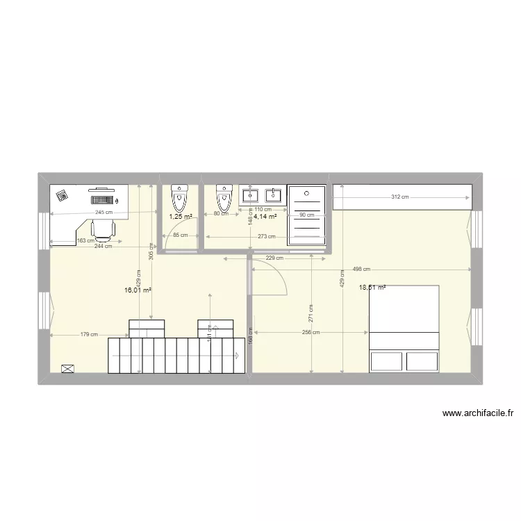 MuretBarry1EEscalier4SDB3. Plan de 