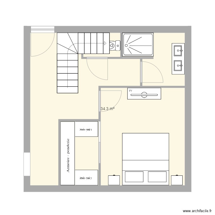 chambre4. Plan de 0 pièce et 0 m2