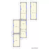 Centre Andre Focant 8m avec passage de porte sans wc