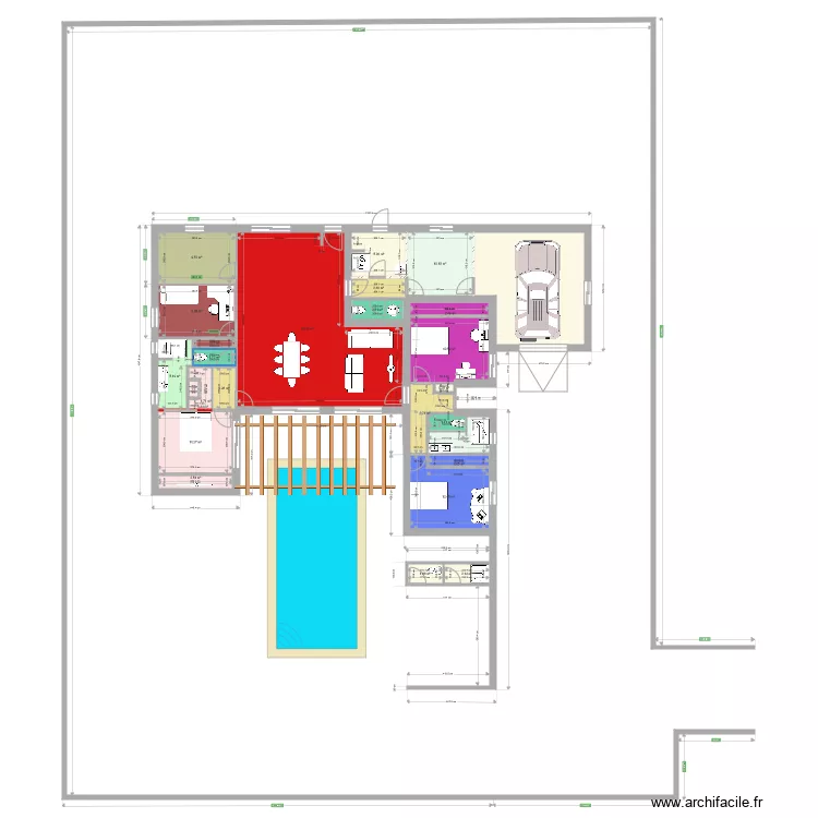 Maison pougna2. Plan de 