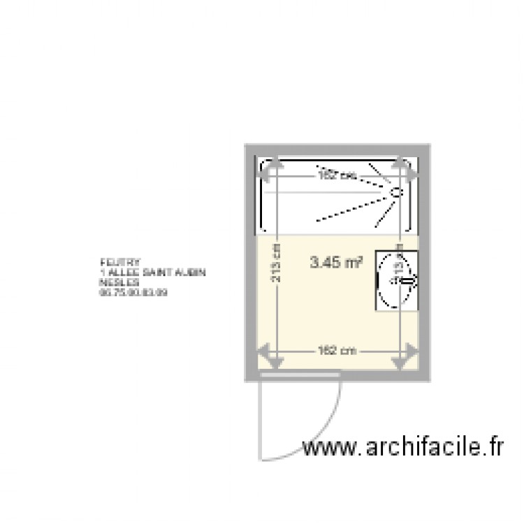 FEUTRY. Plan de 0 pièce et 0 m2