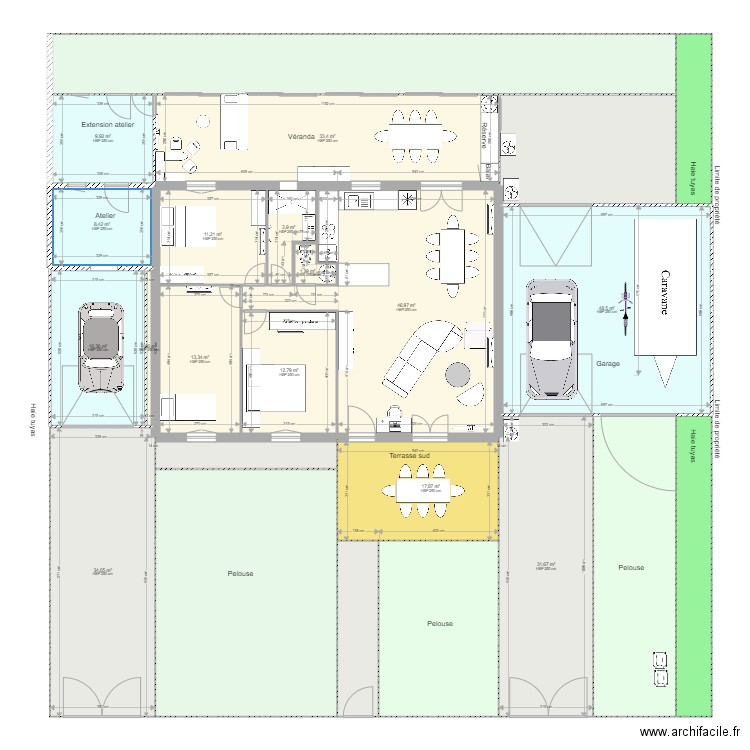 Saint andré 17 décembre. Plan de 24 pièces et 488 m2