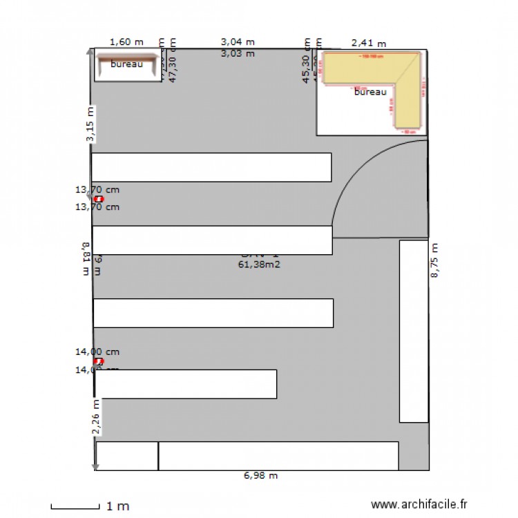 SAV 1  .3.2    a compléter. Plan de 0 pièce et 0 m2