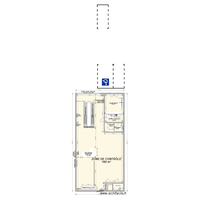 CCT VL NR CTAM MANOSQUE. Plan de 6 pièces et 196 m2