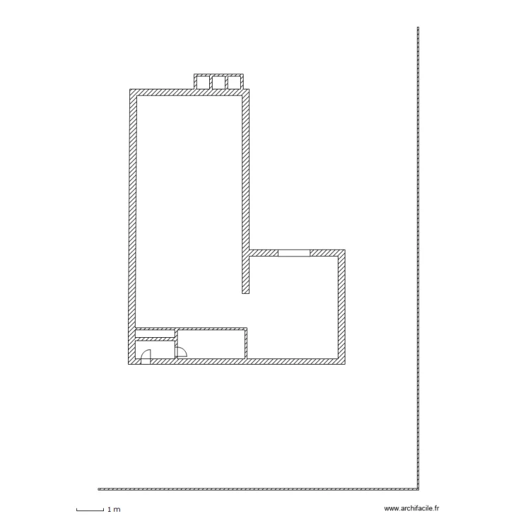 Estrade. Plan de 