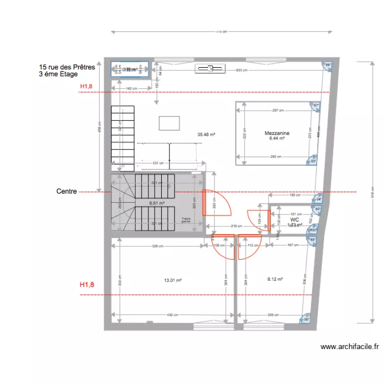 15 Pr&ecirc;tres Dernier JET. Plan de 