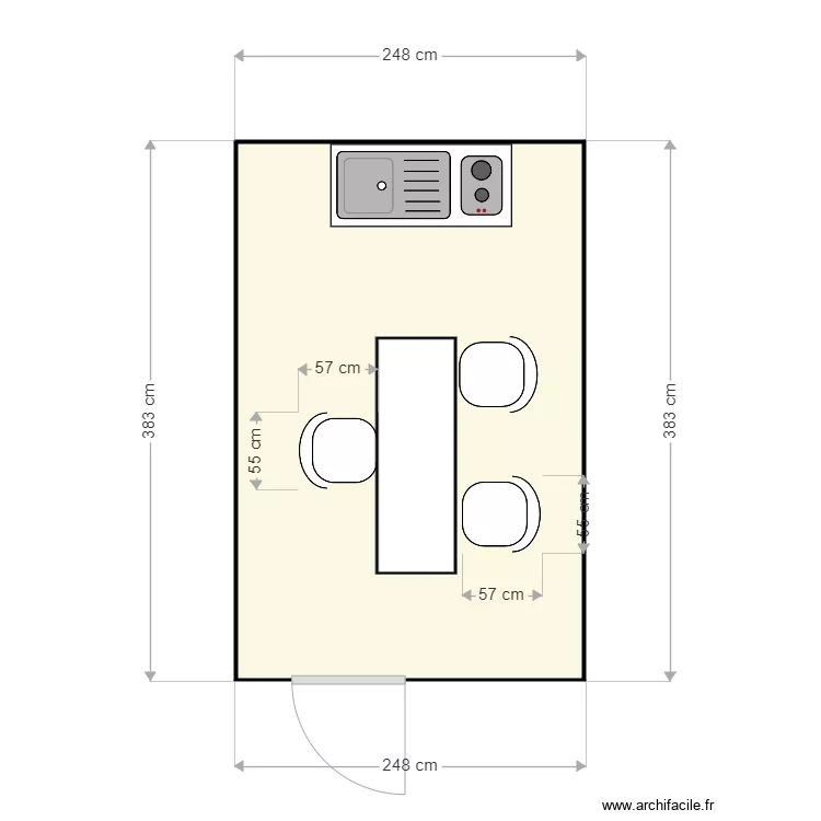 EGCS BOURG SAINT MAURICE. Plan de 
