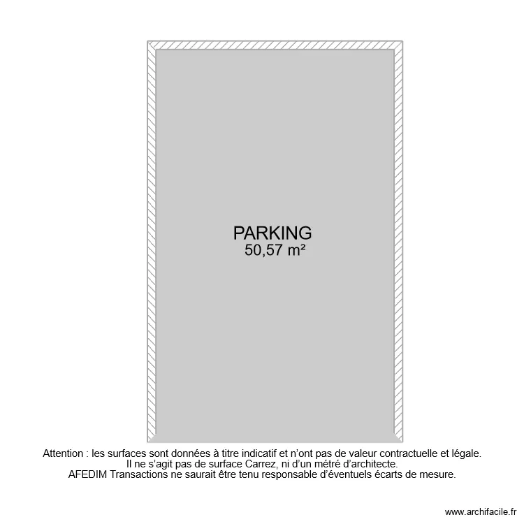 BI 10917 PARKING . Plan de 