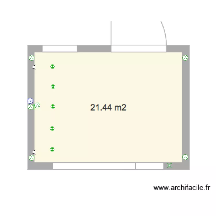 SALON 1er Etage. Plan de 