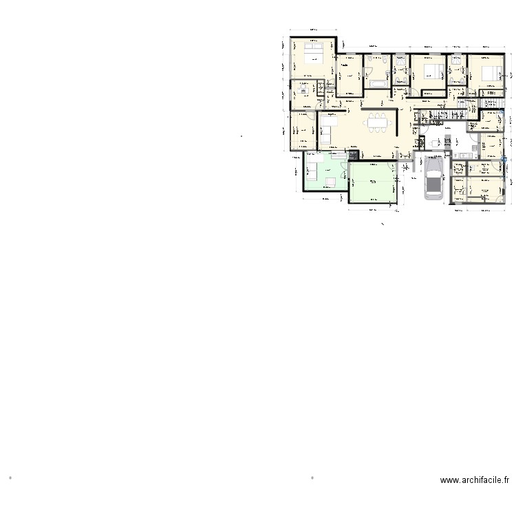 ppBgTc13 RDC et escalier. Plan de 0 pièce et 0 m2