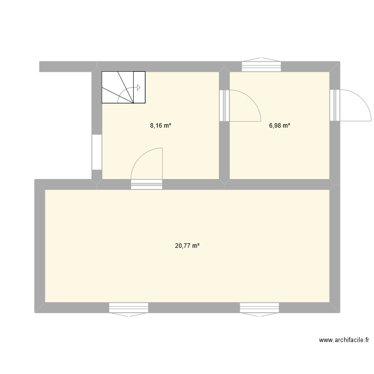 palier 2 chambre 3 chambre 4. Plan de 0 pièce et 0 m2
