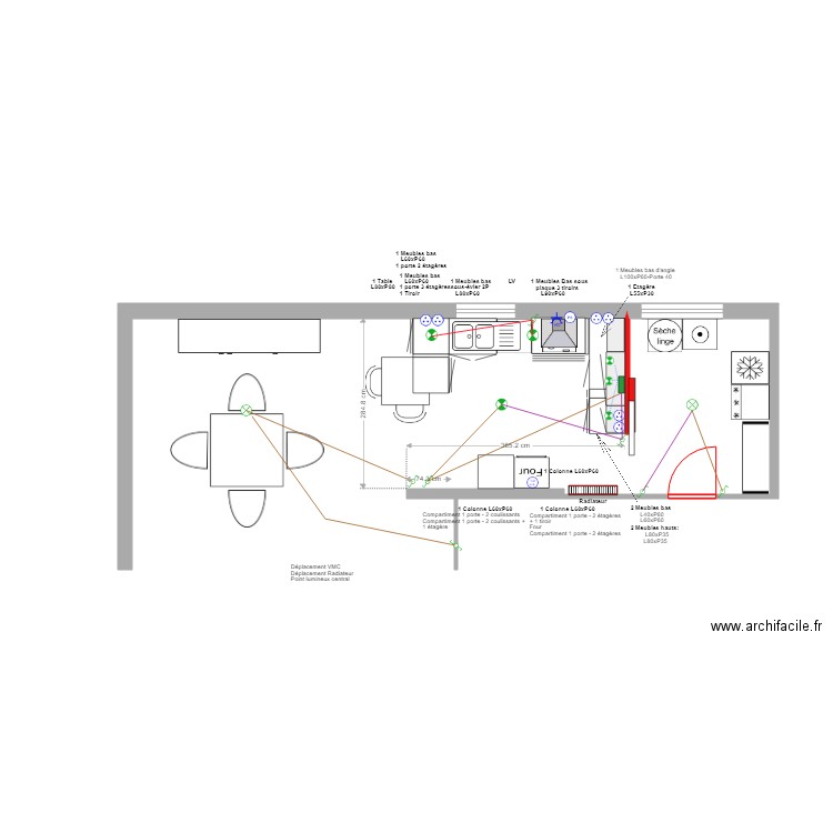 Le Goffic Cuisine. Plan de 0 pièce et 0 m2