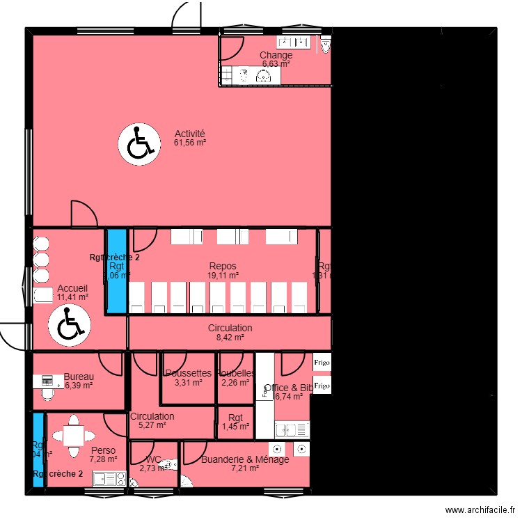 B91U2AC projet_Global 1. Plan de 20 pièces et 240 m2