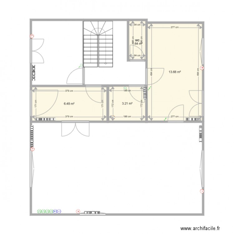 RDC maison. Plan de 0 pièce et 0 m2