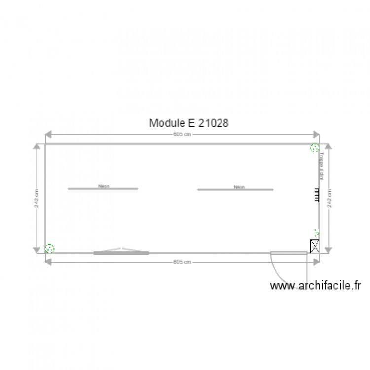 Module E21028. Plan de 0 pièce et 0 m2