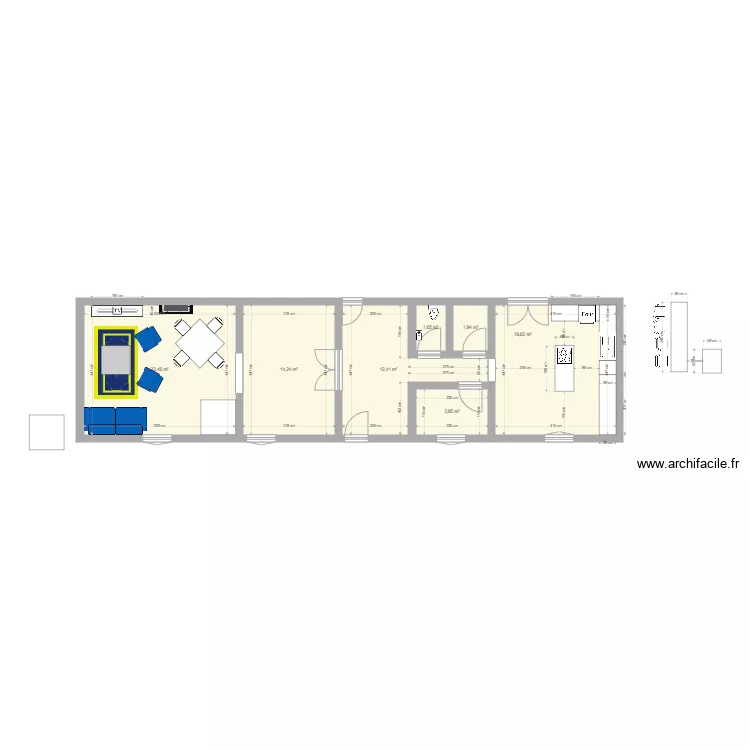 arcenant meuble. Plan de 
