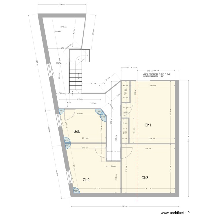 etage14092019. Plan de 0 pièce et 0 m2