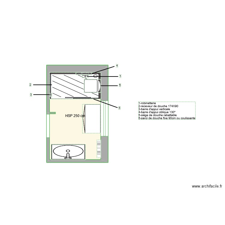 lambert. Plan de 0 pièce et 0 m2