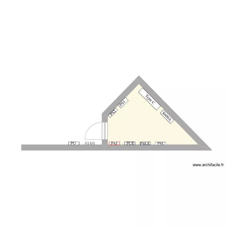 Garage NDP. Plan de 