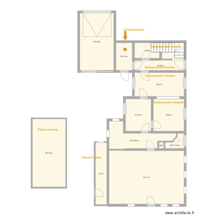 Croquis HAFFEMAYER. Plan de 0 pièce et 0 m2