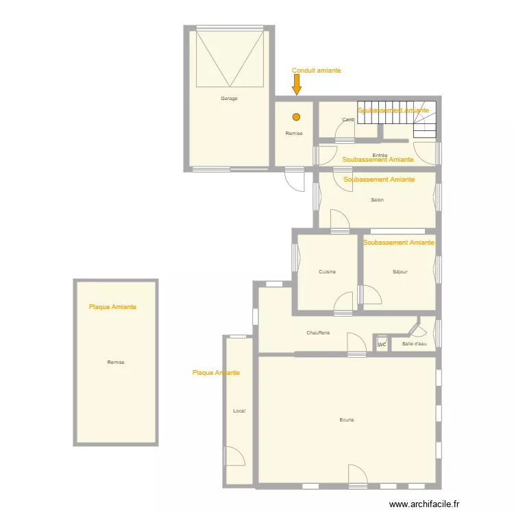 Croquis HAFFEMAYER. Plan de 