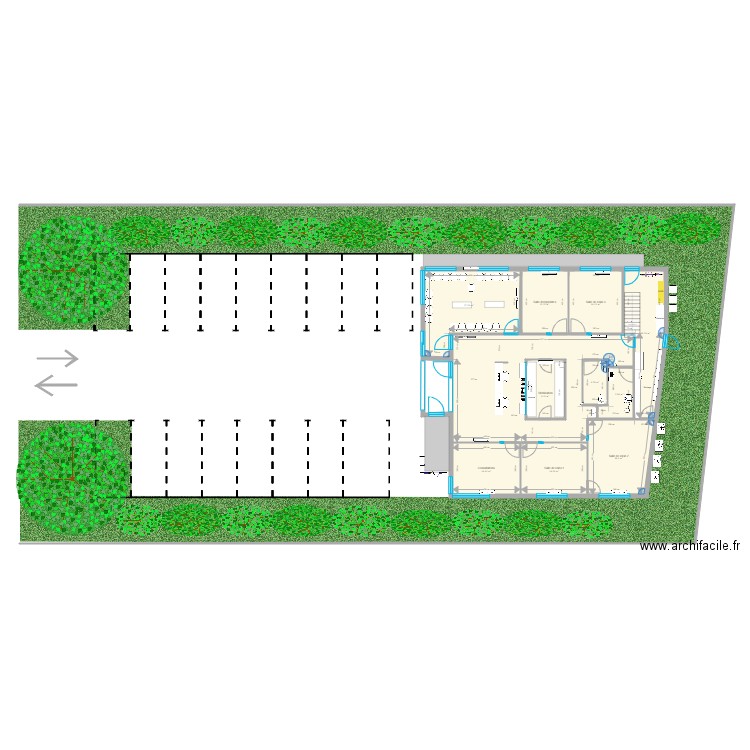 Cabinet53. Plan de 21 pièces et 551 m2