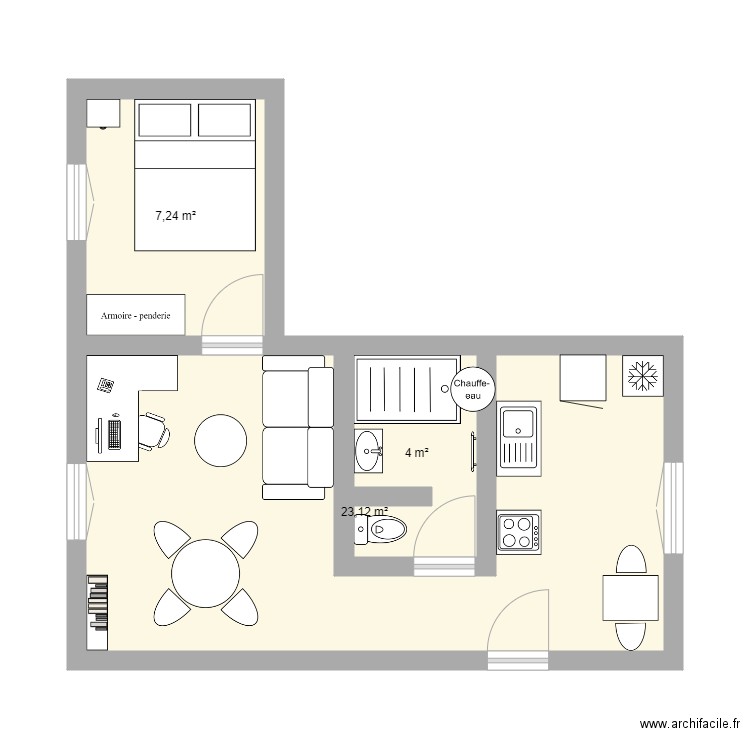 Apart3. Plan de 0 pièce et 0 m2