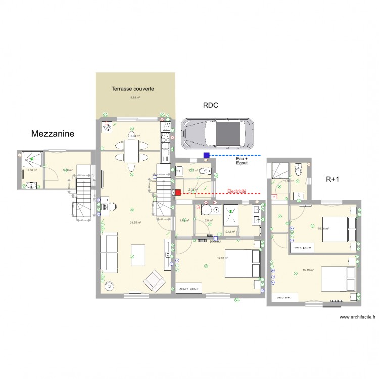 Saucats8. Plan de 0 pièce et 0 m2